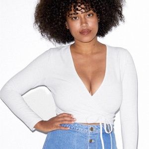 American Apparel Julliard Wrap Top